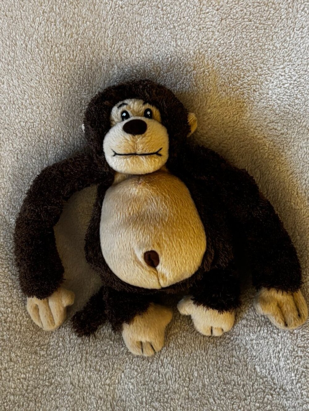 8" PLUSH HANGING MONKEY CHIMP by IT'S ALL GREEK TO ME for Ages 3+ Years
